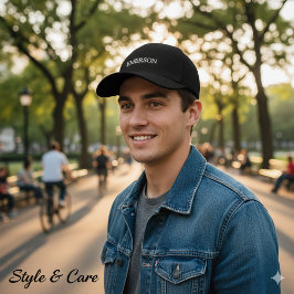 Gepersonaliseerde naam Pet – geborduurd honkbal st