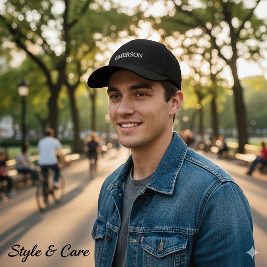 Gepersonaliseerde naam Pet – geborduurd honkbal st