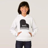 Gepersonaliseerde naam Pianist Piano Keys (Voorkant volledig)