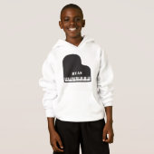 Gepersonaliseerde naam Pianist Piano Keys (Voorkant volledig)