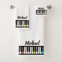 Gepersonaliseerde NAAM Pianist Piano Keys