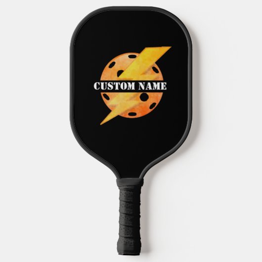 Gepersonaliseerde naam Pickleball Player Monogram Pickleball Paddle (Achterkant)