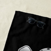 Gepersonaliseerde naam Pickleball Strandlaken (In situ)