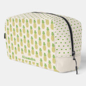 Gepersonaliseerde Naam Pineapple Cut Sew Bag Toilettasje (Rechterhoek)