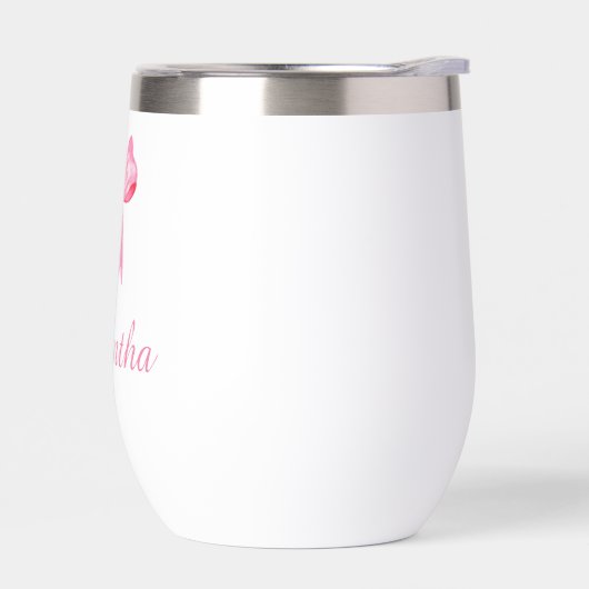 Gepersonaliseerde naam|Pink Bow Stropdas Reis Wate (Links)