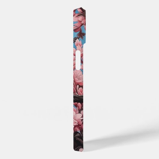 Gepersonaliseerde naam Pink Cherry Blossom Case-Mate iPhone Case (Achterkant / Rechts)