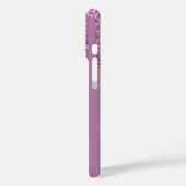 Gepersonaliseerde naam Pink Fake Glitter Drip Mono Case-Mate iPhone Case (Achterkant / Links)
