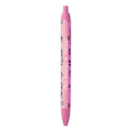 Gepersonaliseerde naam Pink Love Pen