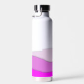 Gepersonaliseerde naam Pink Waves Waterfles (Rechts)