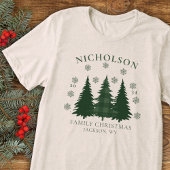 Gepersonaliseerde Naam Plaats Overeenkomende Famil Tri-Blend Shirt