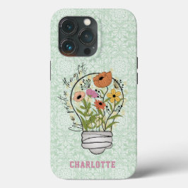 Gepersonaliseerde naam Positive Thoughts Inspirere Case-Mate iPhone Case