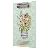 Gepersonaliseerde naam Positive Thoughts Inspirere Klembord (Links)