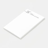Gepersonaliseerde naam post-it® notes (Schuin)