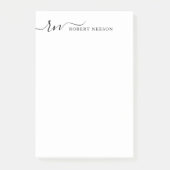 Gepersonaliseerde naam post-it® notes (Voorkant)