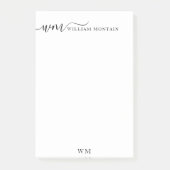 Gepersonaliseerde naam post-it® notes (Voorkant)