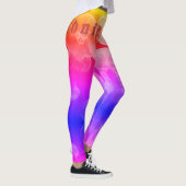 Gepersonaliseerde naam Rainbow Jellyfish Leggings (Rechts)
