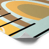 Gepersonaliseerde naam Rainbow kind Groei Poster (Hoek)