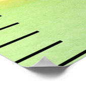 Gepersonaliseerde naam Rainbow kind Groei Poster (Hoek)