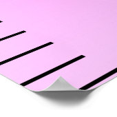 Gepersonaliseerde naam Rainbow kind Groei Poster (Hoek)