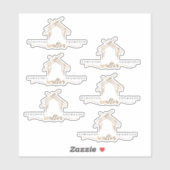 Gepersonaliseerde naam Realtor Sticker (Vel)