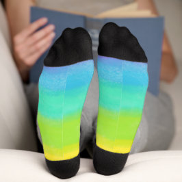 Gepersonaliseerde naam regenboog Sokken