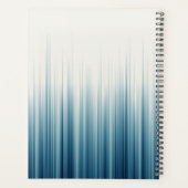 Gepersonaliseerde naam Retro Light Blue Afspraak Planner (Achterkant)