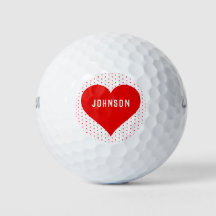 Gepersonaliseerde naam Rode Valentijn Hart Rood & 