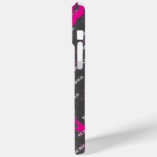 Gepersonaliseerde naam Roze Grijs Marmer Case-Mate iPhone Case (Achterkant / Links)