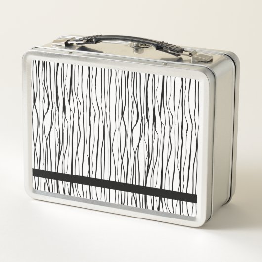 Gepersonaliseerde naam Roze & Zwart Modern (Achterkant)