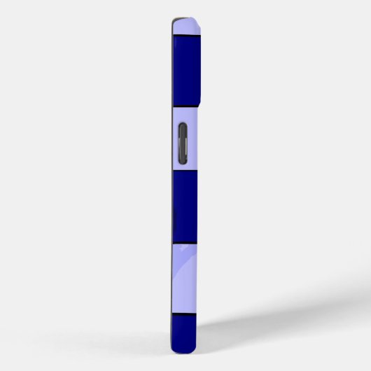 Gepersonaliseerde naam Rugby Jersey Blue Hoops Case-Mate iPhone Case (Achterkant / Rechts)