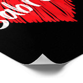 Gepersonaliseerde naam Sabrina I Love Sabrina Hear Poster (Hoek)