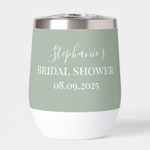 Gepersonaliseerde naam Sage Groen Script Monogram