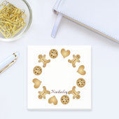 Gepersonaliseerde naam Schattige Cookie Gingerbrea Post-it® Notes