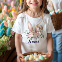 Gepersonaliseerde naam Schattige Easter Bunny Kind
