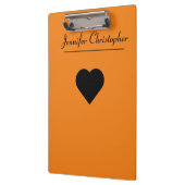 Gepersonaliseerde Naam Schattige modern Script Ora Klembord (Links)