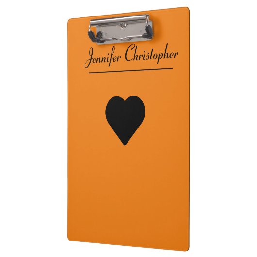 Gepersonaliseerde Naam Schattige modern Script Ora Klembord (Links)