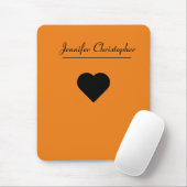 Gepersonaliseerde Naam Schattige modern Script Ora Muismat (Met muis)