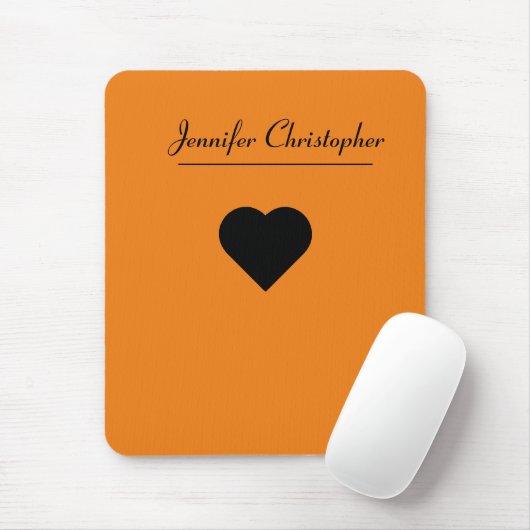 Gepersonaliseerde Naam Schattige modern Script Ora Muismat (Met muis)