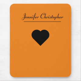 Gepersonaliseerde Naam Schattige modern Script Ora Muismat