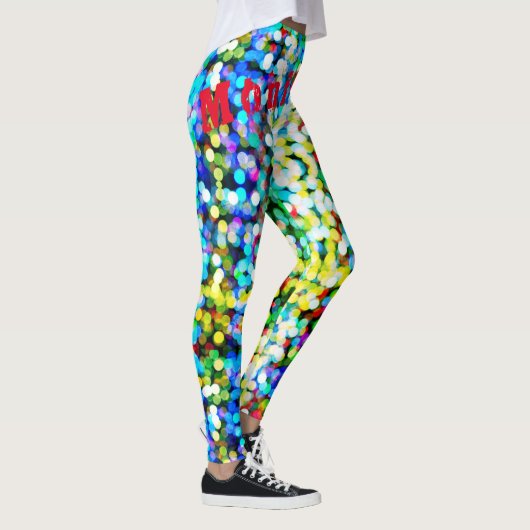 Gepersonaliseerde naam Schattigee Leggings (Rechts)