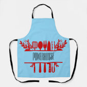 Gepersonaliseerde Naam Schort – Custom Keuken Gift (Voorkant)