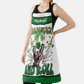 Gepersonaliseerde naam Schorten, Shamrock & Roll P Schort (Insitu)