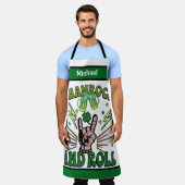 Gepersonaliseerde naam Schorten, Shamrock & Roll P Schort (Gedragen)