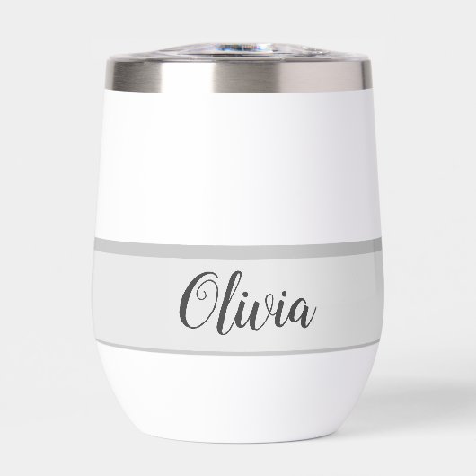 Gepersonaliseerde Naam Script Geïsoleerde Schattig (Voorkant)