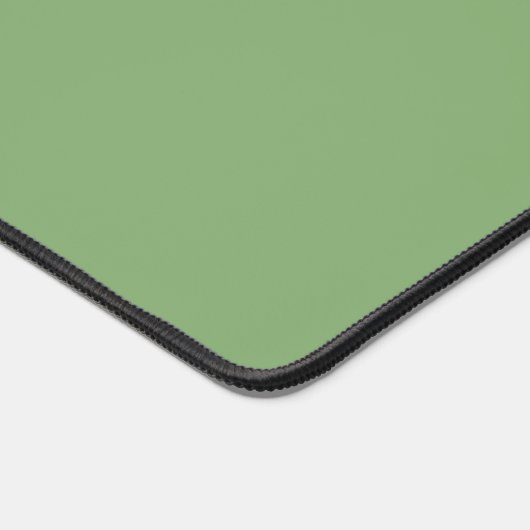 Gepersonaliseerde naam Script Minimalist Sage Gree Bureaumat (Hoek)