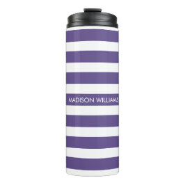 Gepersonaliseerde naam Script Monogram Thermosbeker