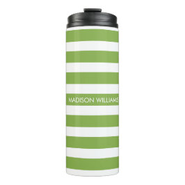 Gepersonaliseerde naam Script Monogram Thermosbeker