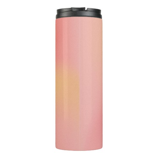 Gepersonaliseerde naam Script Monogram Thermosbeker (Achterkant)