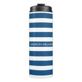 Gepersonaliseerde naam Script Monogram Thermosbeker