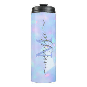 Gepersonaliseerde naam Script Monogram Thermosbeker
